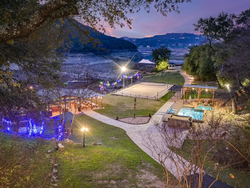 Camp Sandy at twilight