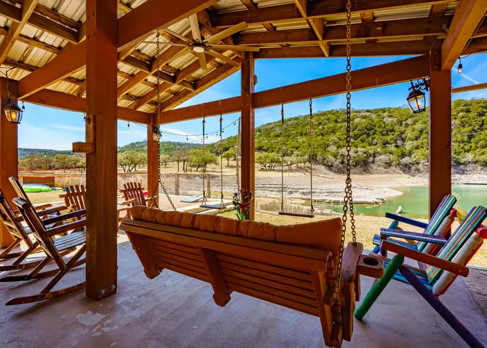 Lake views from Camp Sandy — wedding venue