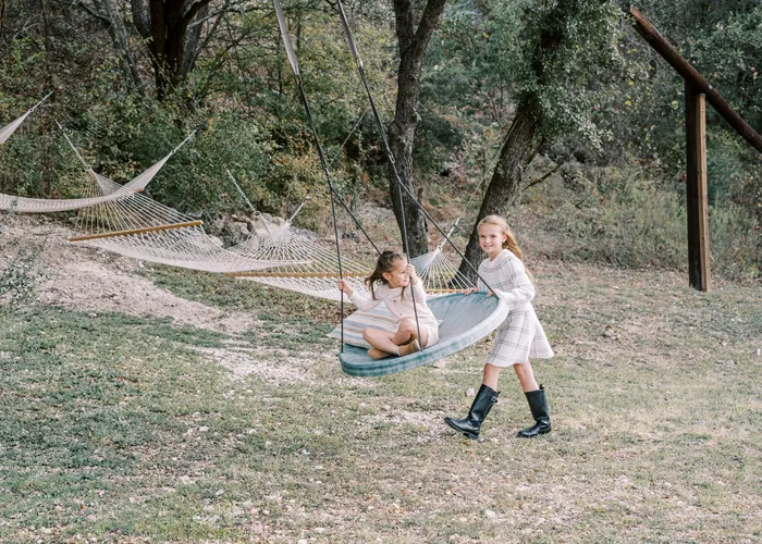 Swing overlooking Lake Travis
