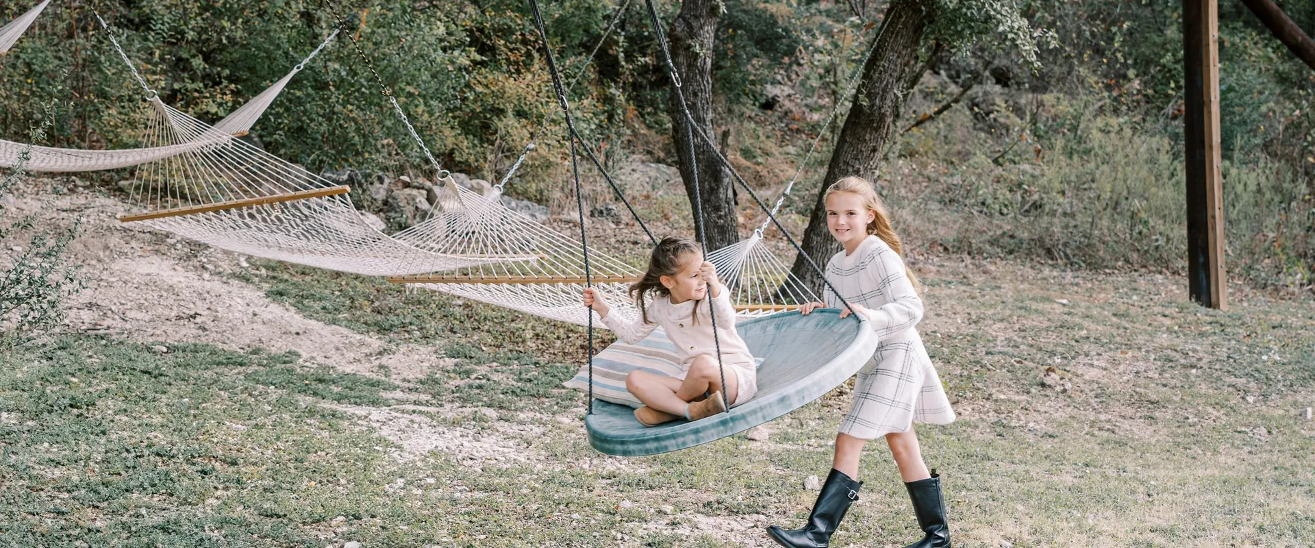 Swing overlooking Lake Travis
